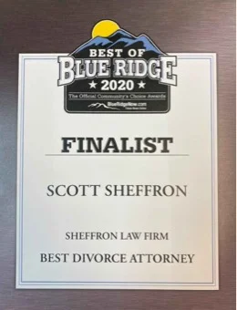 Best of Blue Ridge 2020 Finalist Scot Sheffron - Best Divorce Attorney